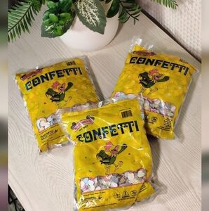 Don Clemente Multicolor Confetti Paper 4 oz- Three bags